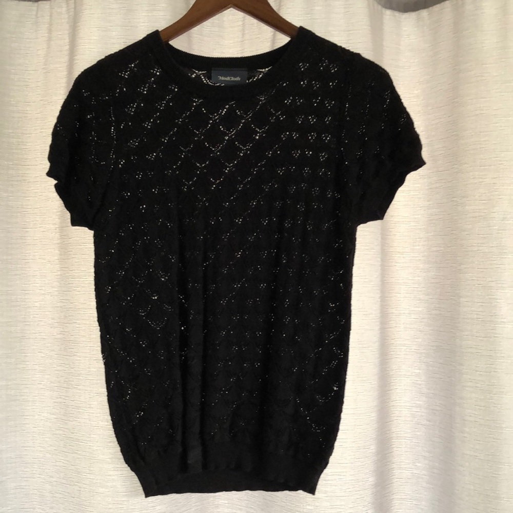 Pointelle sweater